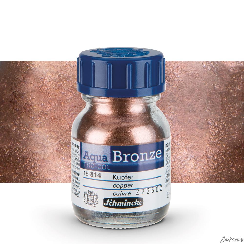 Schmincke Aqua Bronze Powder Water Soluble 20ml Copper For Watercolour Gouache