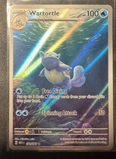 Pokémon TCG Wartortle Illustration Rare Holo 171/165 SV 151  on eBay