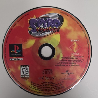 Sony Spyro 2: Ripto's Rage! PS1 Game, E, NTSC-U/C, 1999