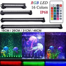 LED Aquarium Lampe 16cm-51cm Leuchten Mollusken Beleuchtung RGB Aquariumleuchte