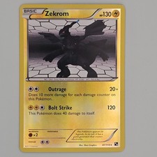 Zekrom Reverse Holo 47/114 BW Black & White Base Pokemon on eBay