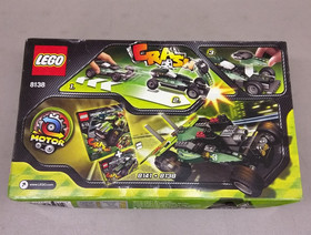 LEGO Racers 8138 Phantom Crasher NEW! Smash-Apart Green Race Car Pull-Back Motor