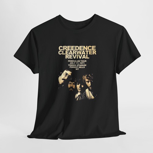 Creedence Clearwater Revival Unisex Heavy Cotton T-Shirt, Classic Music Fan Gift - Picture 4 of 9