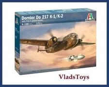 Italeri Plastic Model kit 1/72 Scale Dornier Do 217 K-1/K-2 with FRITZ X #1488 