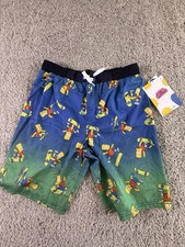 NWT Boys Size 18 Simpsons Swim Shorts