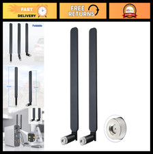 High Gain 12dBi Dual Band WiFi Antenna 2.4GHz/5GHz Omnidirectional RP-SMA - 2 Pa