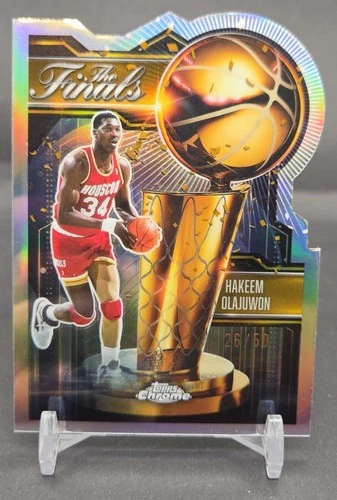 2025 Topps Chrome Hakeem Olajuwon Refractors Gold (RAW)