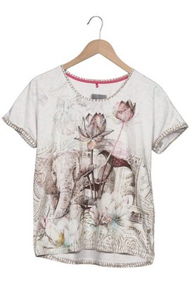 Gerry Weber T-Shirt Damen Shirt Kurzärmliges Oberteil Gr. 2XL Weiß #rzbwhk1