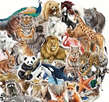 Ships to Japan Only Animals Sticker random two peaces