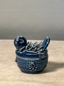 rare 18 th cen. Chinese Scholar'sBird Ink Box