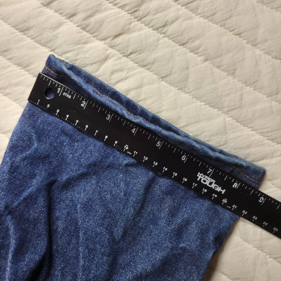 Pantalones de mezclilla Wrangler FR para hombre 34x34 azul FR31MWZ resistente al fuego calce relajado Foto 4 de 4