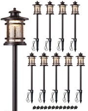 EDISHINE 12 Pack Low Voltage Landscape Lights...