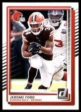 Jerome Ford 2025 Donruss #84 Browns NFL READ FREE SHIPPING AutographDen