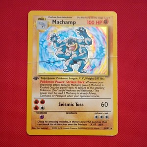 Machamp 1st Edition 8 102 Holo | eBay