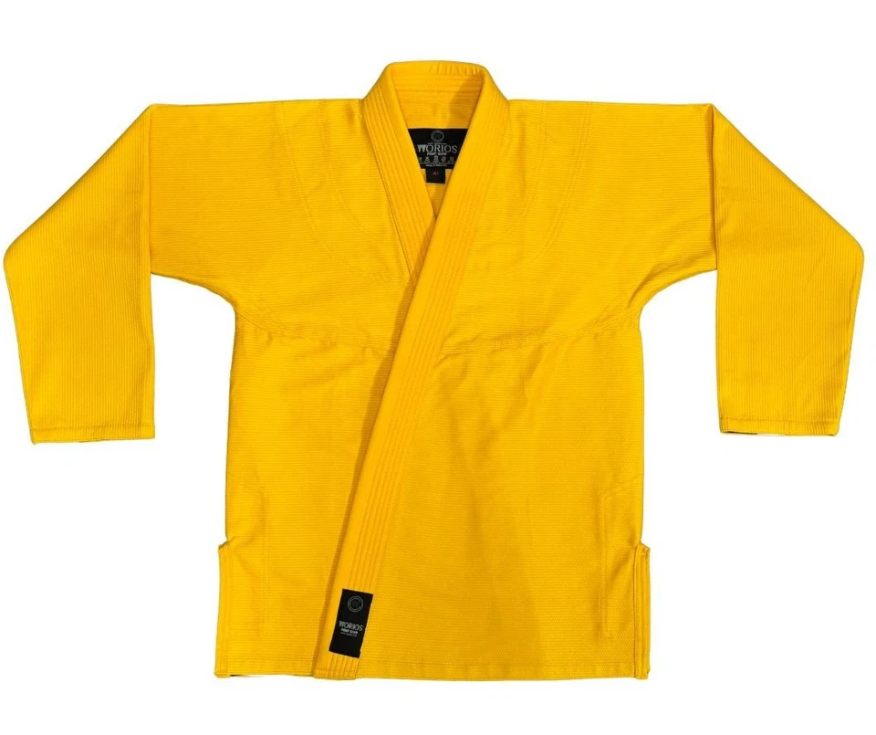 Worios Lightweight Pro 2.0 Brazillian Jiu-Jitsu Gi Yellow Adults Pre-Shrink - Image 2 of 4