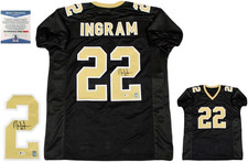 Mark Ingram Autographed Signed Jersey - Beckett Authentic - Black