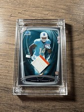 Jersey Fusion Jarvis Landry Patch Rookie Fusion 46/50 Game Used Card. rookie card picture
