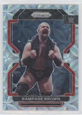 2022 Panini Prizm WWE Premium Box Set Prizm 37/199 Rampage Brown #109 ld5