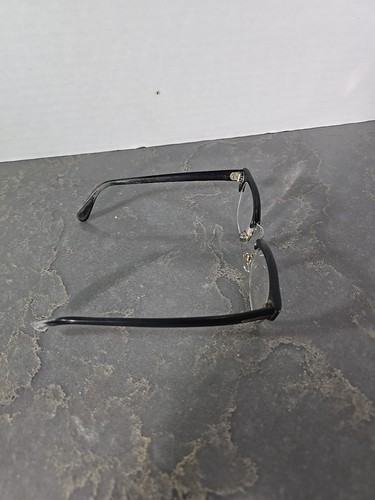 UOC 1/10 12kt GF Shuron Eyeglass Frames Browline Horn Rim Universal 4-5-1/2 - Picture 3 of 11