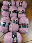 Red Heart MISTELLE Misty Rose Yarn 9skeins Each 50 Grams Lot158 Brushed Vntg — photo 1