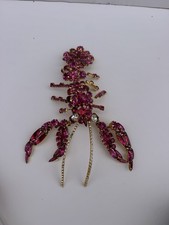 DAVID MANDEL THE SHOW MUST GO ON HUGE lobster. The brooch.