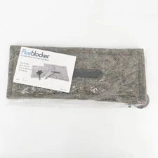 Flueblocker Chimney Flue Fireplace Draft Stopper 7" x 19" Wool Insulator