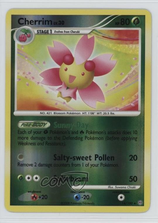 Cherrim Reverse Foil Pokémon Diamond & Pearl Stormfront #14 2008