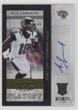 2013 Contenders Short Print Rookies Playoff Ticket 37/99 Ace Sanders Auto 0o9