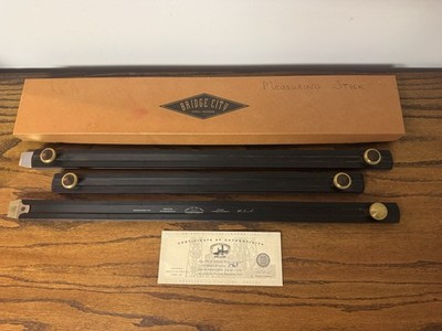 Bridge City Tool Works MS-96 Precision Measuring Stick 1999 Signature COA #3463