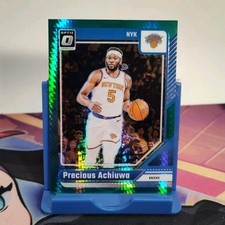 2025 Panini Donruss Optic Precious Achiuwa #201 Green Hyper /249 Knicks