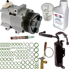 For Ford Econoline 1997-2001 Omega AC Compressor w/ A/C Repair Kit CSW