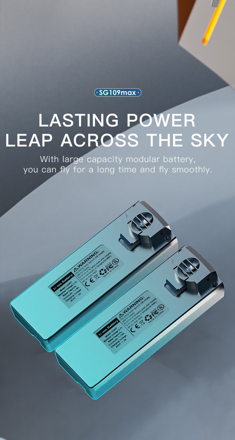 ZLL SG109MAX Drone GPS 4.5" Screen 4K Dual Camera Obstacle Avoidance Quadcopter