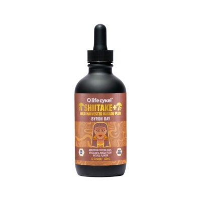 New Life Cykel Shiitake + Wild Harvested Kakadu Plum 120ml Double Extract