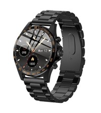 HiFuture HiGear - Black Stainless Steel Strap Smart Watch