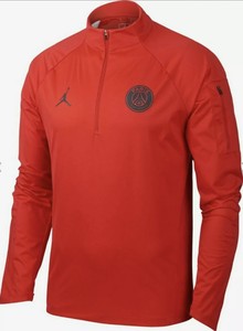 psg x jordan half zip