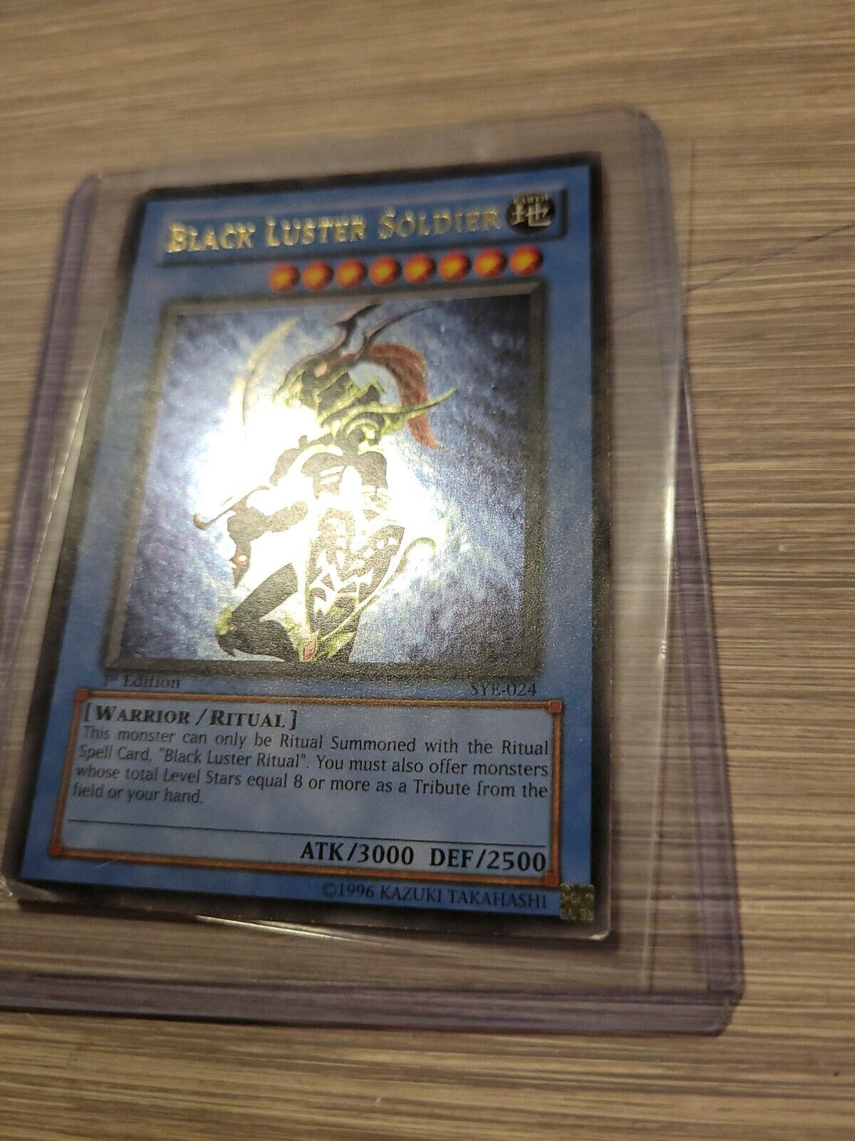 Mavin  YUGIOH! Black Luster Soldier 1st Edition SYE-024 Ultra Rare NA  English