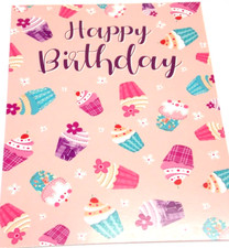 Happy Birthday Card. Cakes Theme (T1). It It started with a Wish Range.