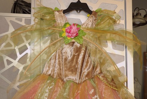 FAIRY DUST 3 PC.DEER FAIRY COSTUME DRESS,HEADBAND& WAND ( M : 5/6) - Picture 6 of 8