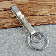 Stainless Steel O shape Quick Release Belt Clip Keychains Keyrings Key Holder