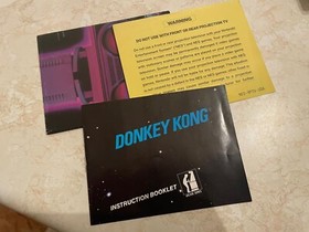 Donkey Kong Nintendo NES NO HANGTAB VARIANT 3 Screw CIB Complete Authentic RARE