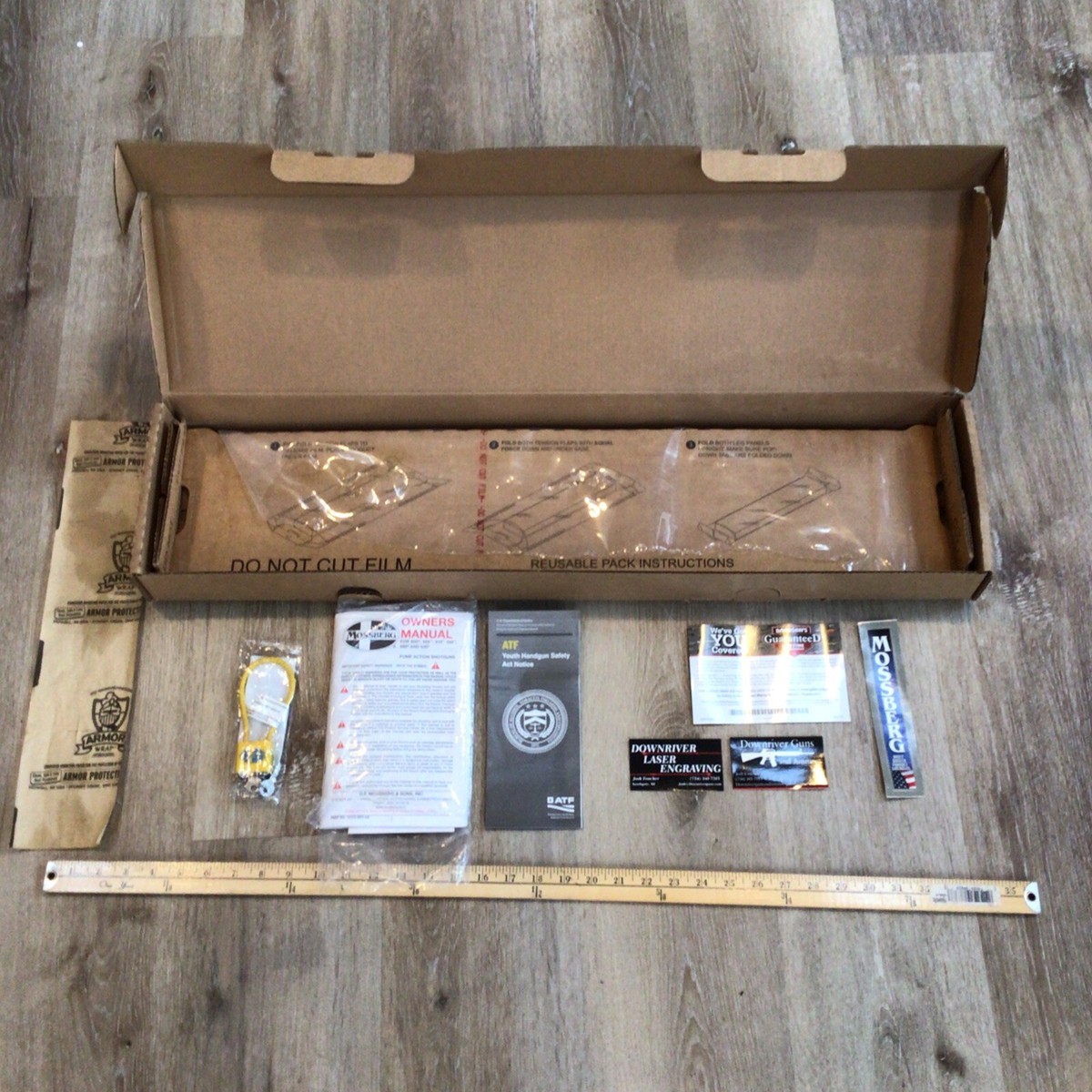 Mossberg 590 Shotgun Shockwave Box 50658 & Manual & Gun Lock