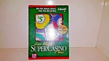 NEW Las Vegas Super Casino Plus Video Game PC CD Rom Windows 95 Cosmi/Swift 1997