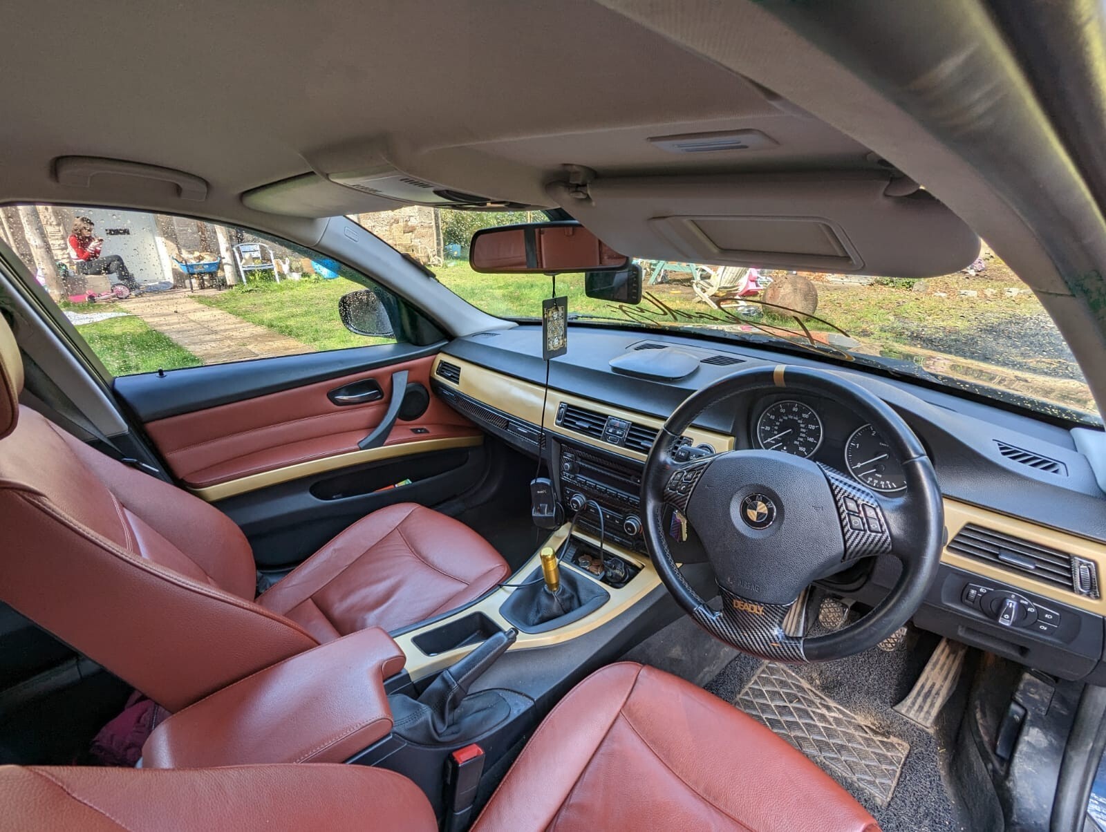bmw 3 series Red leather seats e90 eBay