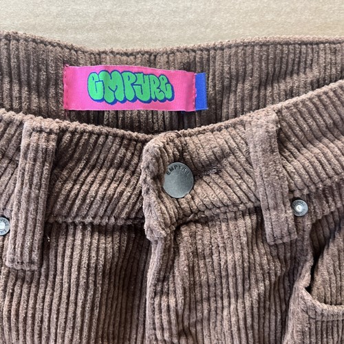 Empyre Girls Corduroy Tori Pant Brown Relax Fit Skate Baggy Size 2 - Picture 3 of 5