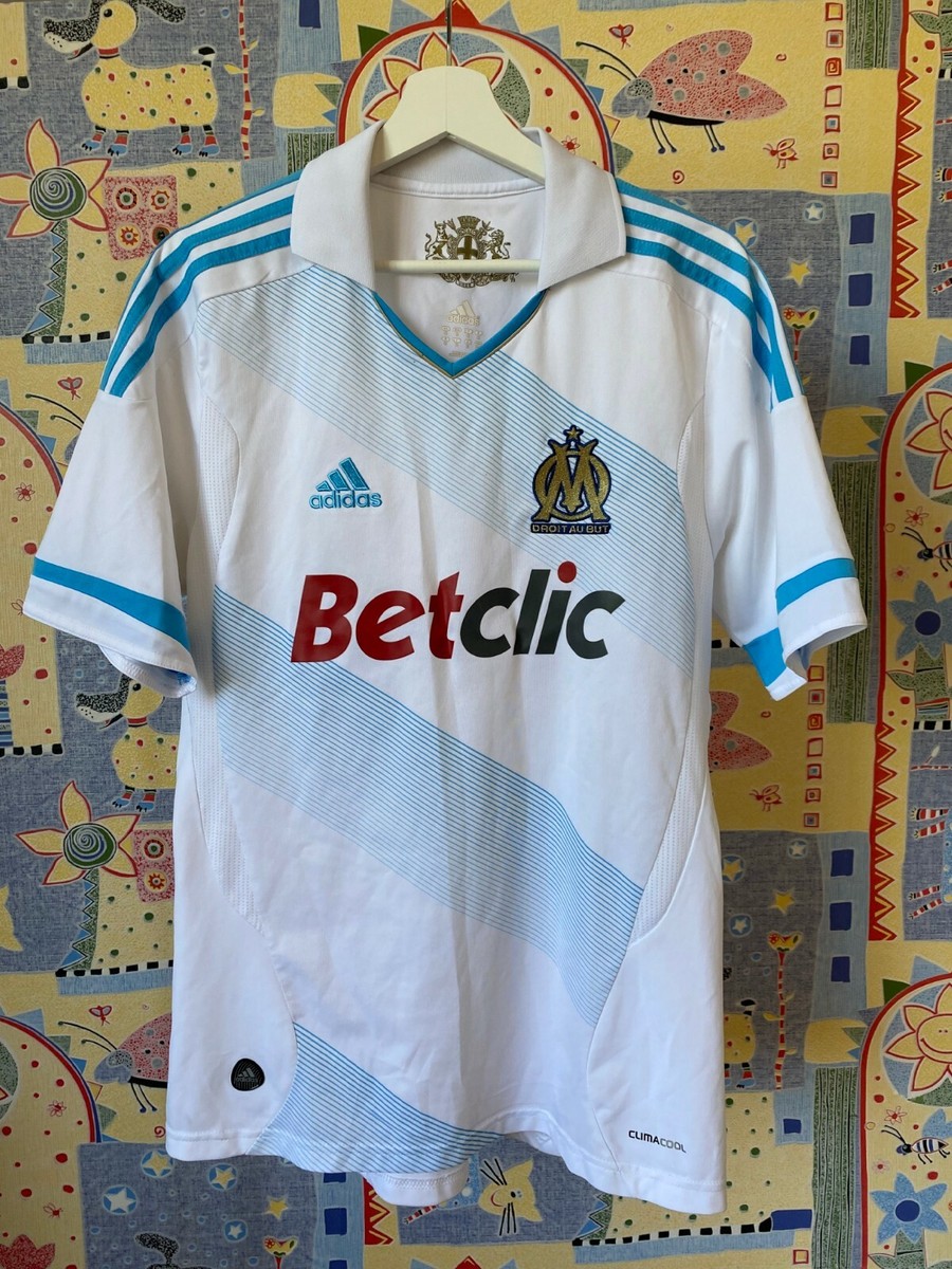 Maillot Olympique De Marseille Domicile 2011-2012 – Adidas, Taille L (occasion)