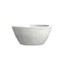 Potters Reactive Glaze White Melamine/Plastic Outdoor Bowl x 1