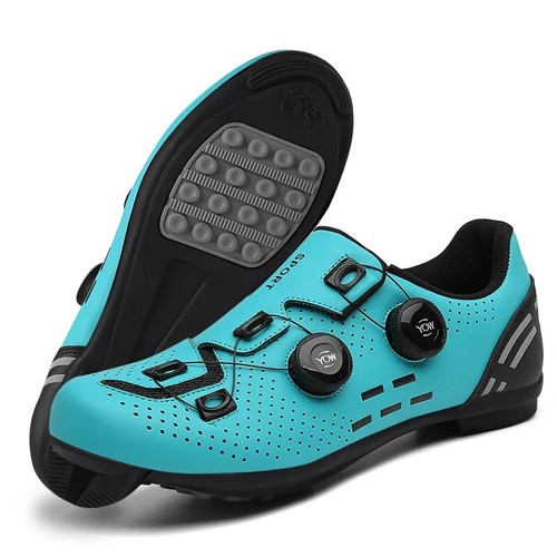 Road Mountain Cycling No Cleat Shoes Flat Pedal Bicycle Speed Racing Footwear - Picture 13 of 34