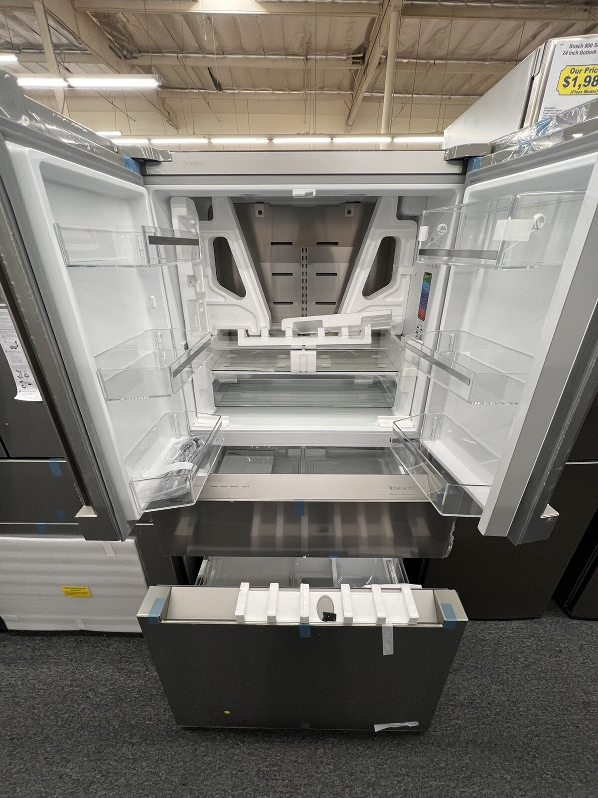 Bosch 800 Series B36CL80ENS 20.5 cu.ft Freesstanding French Door