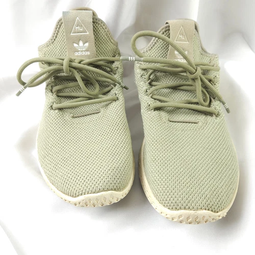 Adidas Originals x Pharrell Williams Men's 6 Tennis Hu Beige Sneakers CQ2298