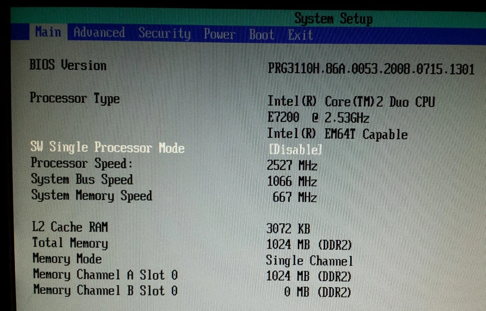 Computadora de escritorio D97573 775 mini torre Core 2 Duo E7200 2,53 GHz **SIN HDD OS RAM Foto 4 de 4